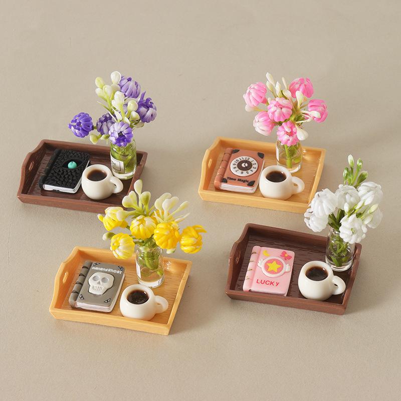 *1세트 시뮬레이션 커피 컵 꽃병 모델 음식 놀이 주방 - Vase Decor 리뷰 및 가격