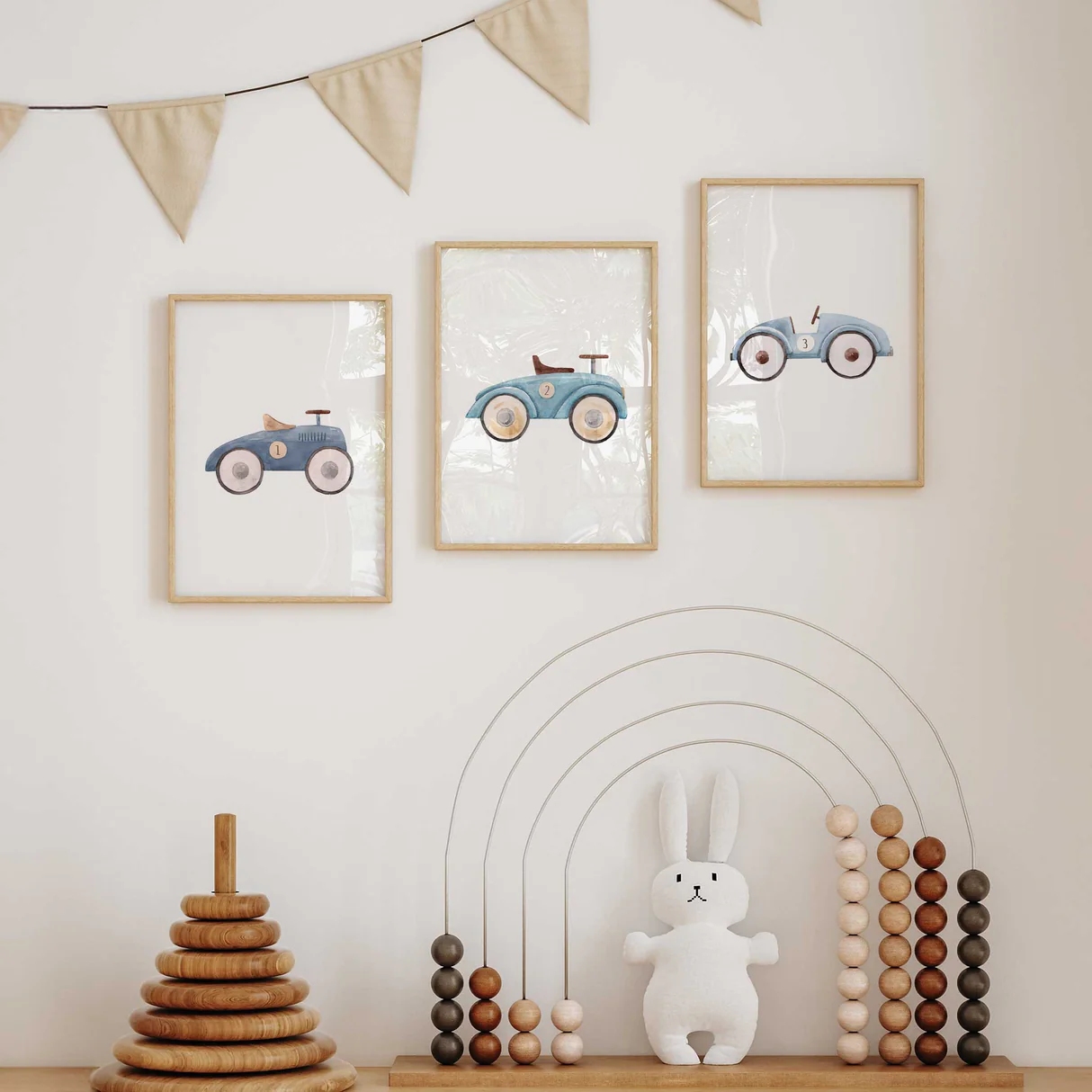 3pcs 만화 빈티지 레이스 자동차 벽 아트 인쇄 캔버 - Interior Design Living Room 리뷰 및 가격