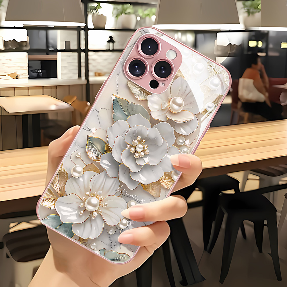 핑크 플라워 강화유리 폰 케이스 삼성 S26 울트라 S - Vase Decor 리뷰 및 가격