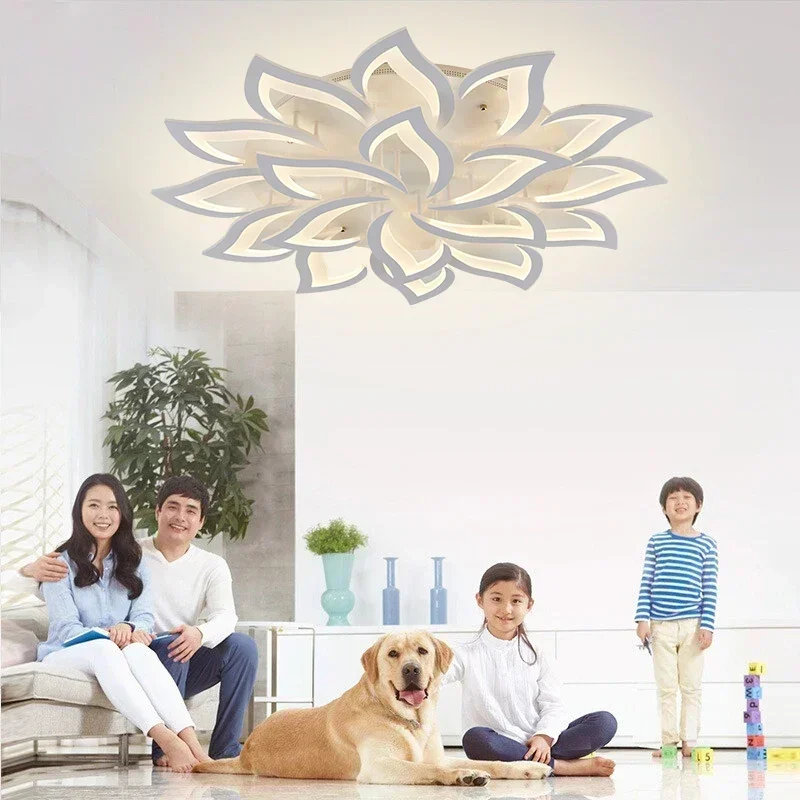 디자이너 LED 꽃잎 샹들리에, 거실 침실 주방 모던  - Interior Design High End 리뷰 및 가격