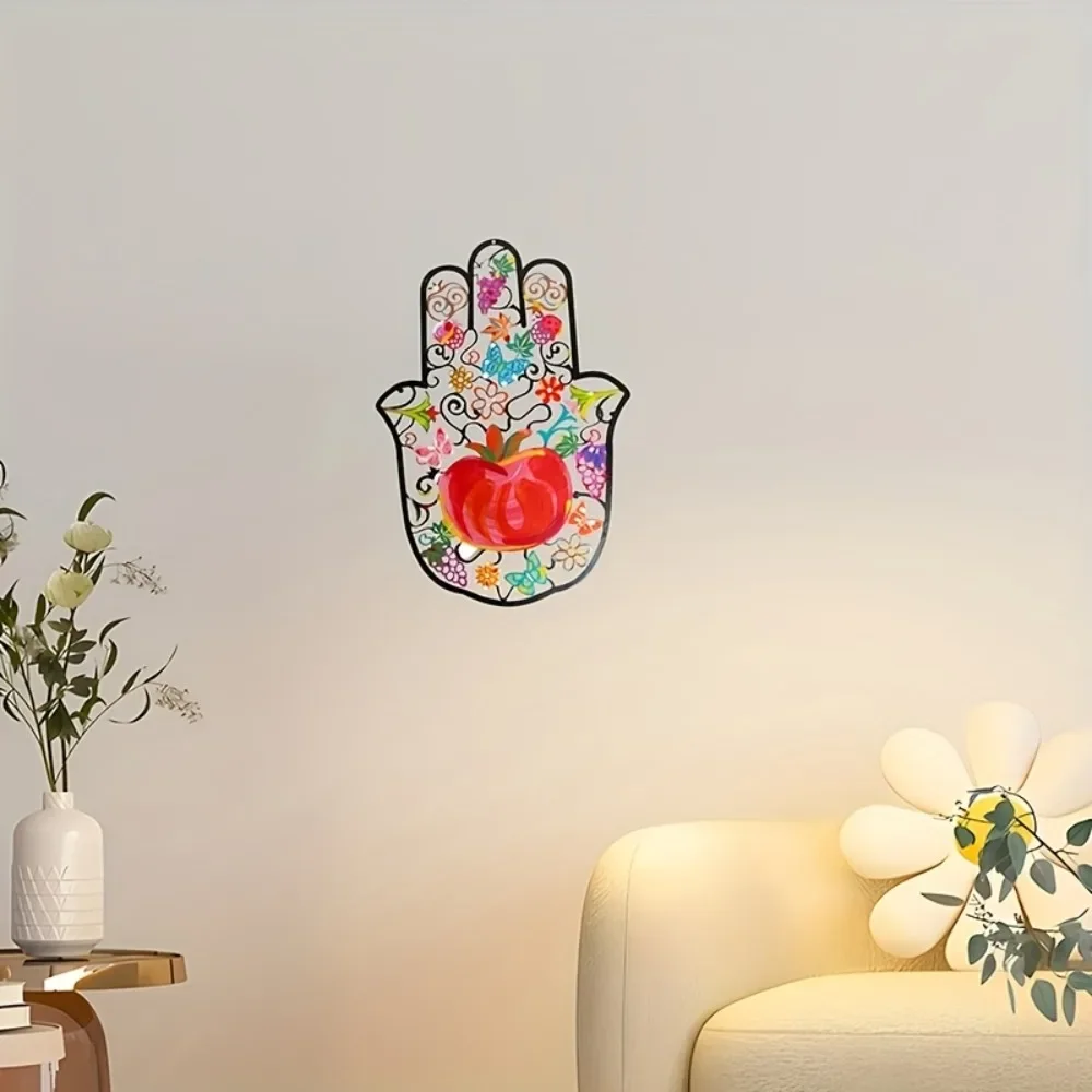 CIFBUY 함사 손 모양의 금속 벽 장식, 다채로운  - Wall Art 리뷰 및 가격