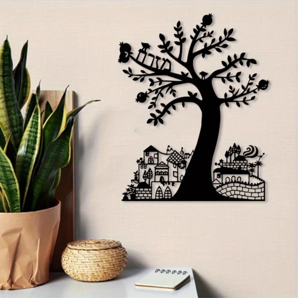 CIFBUY 금속 벽 장식 석류나무 예루살렘 문양 철제 - Wall Art 리뷰 및 가격