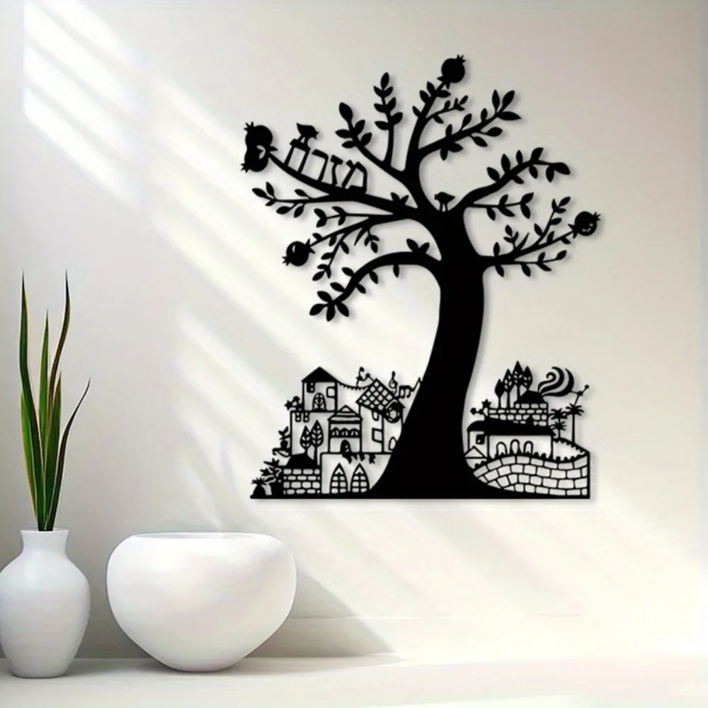 CIFBUY 금속 벽 장식 석류나무 예루살렘 문양 철제 - Wall Art 리뷰 및 가격