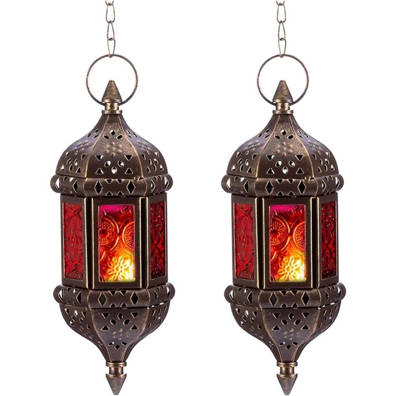 AB34-4, 4개 세트, 장식용 육각형 모로코풍 캔들 - Candle Holder Decor 리뷰 및 가격
