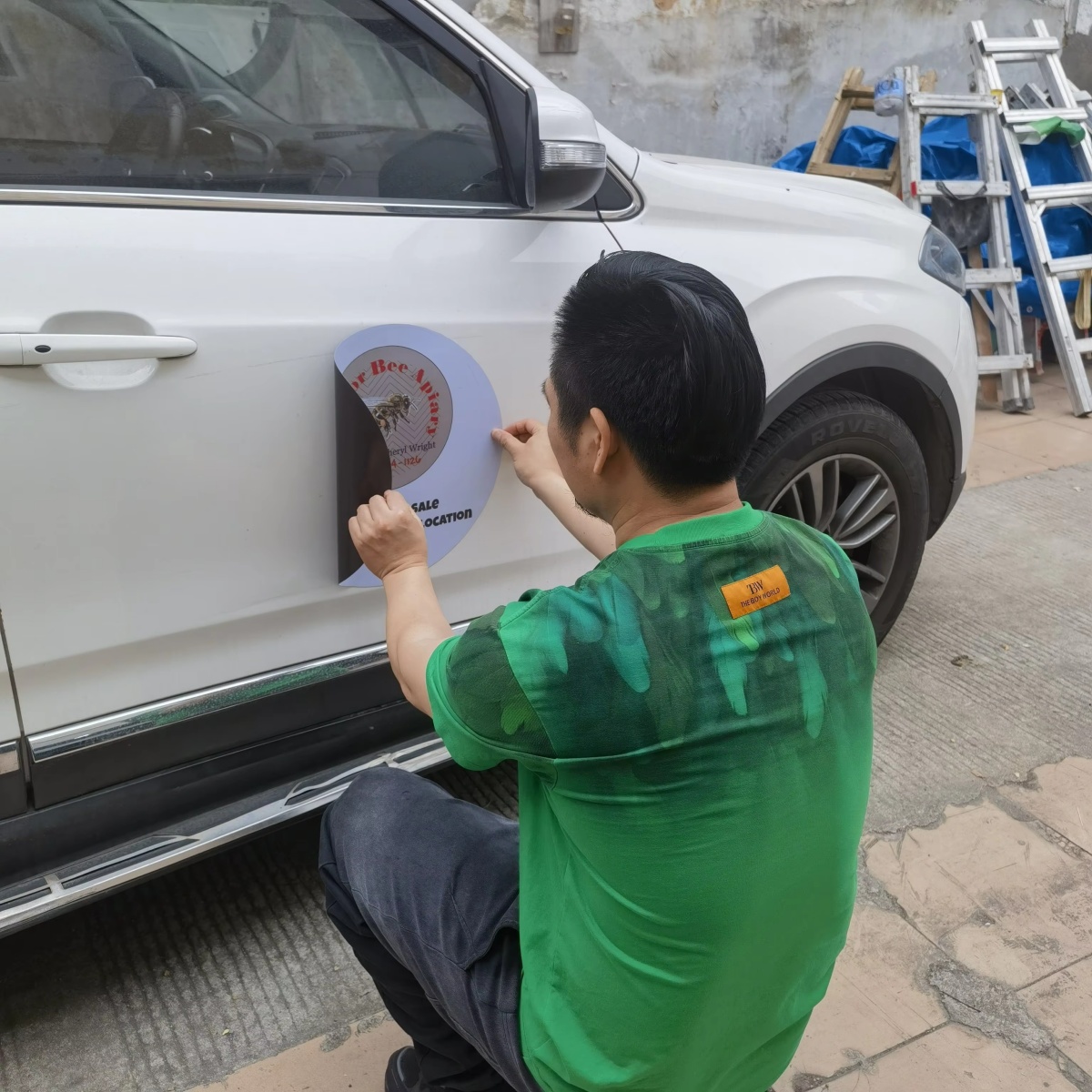 맞춤형 자석 자동차 데칼 - 차량 광고 및 장식에 이상 - Wall Sticker 리뷰 및 가격