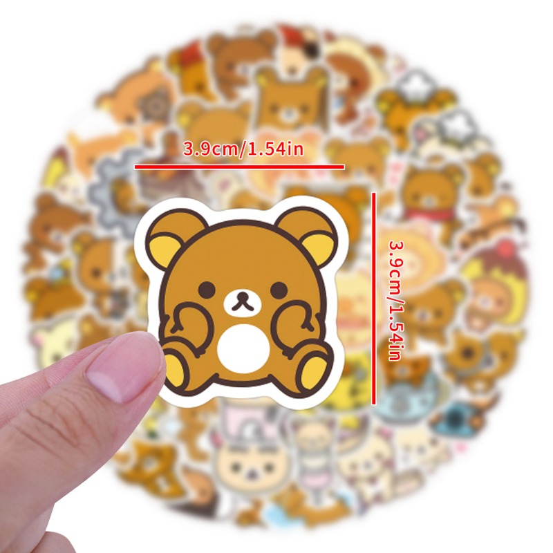 반다이 리락쿠마 키로이토리 코릴락쿠마 105개 스티커  - Wall Sticker 리뷰 및 가격