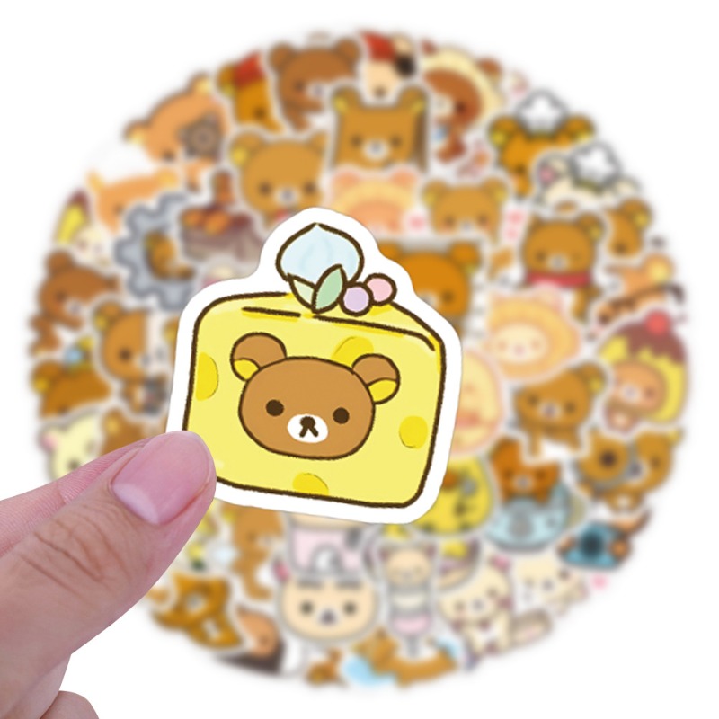 반다이 리락쿠마 키로이토리 코릴락쿠마 105개 스티커  - Wall Sticker 리뷰 및 가격