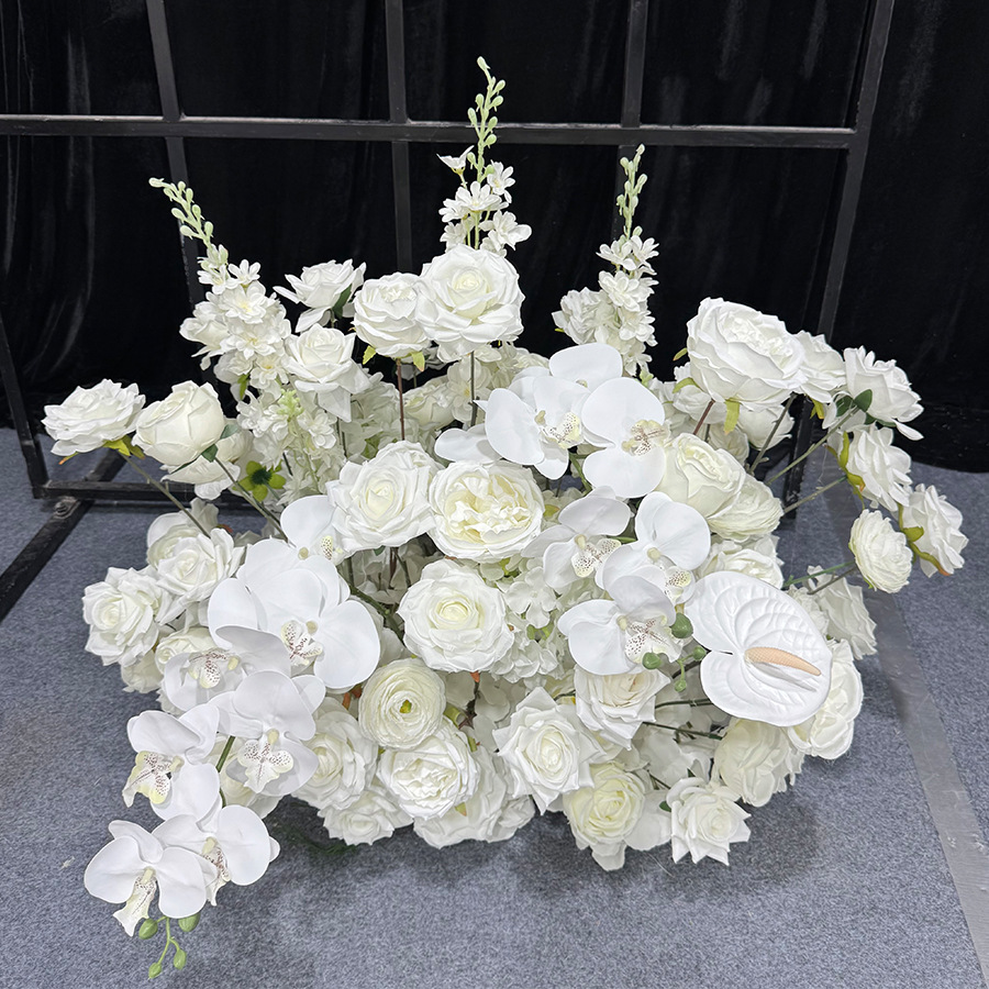 버건디 5D 장미 모란 수국 웨딩 아치 장식 꽃줄 장식 - Table Runner 리뷰 및 가격