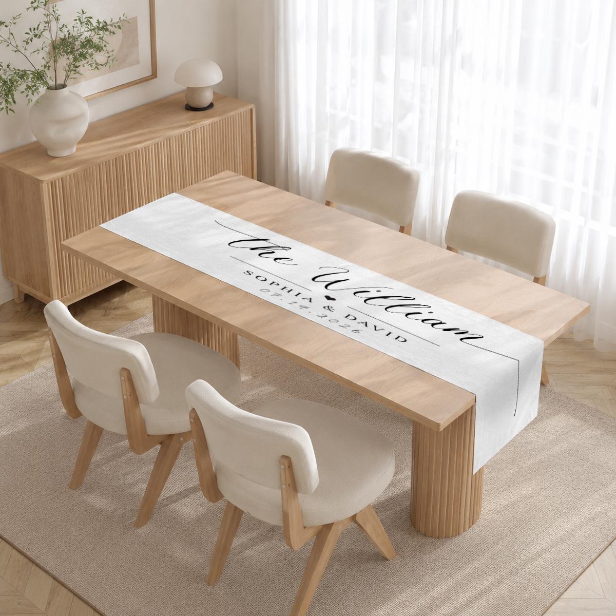 맞춤형 웨딩 테이블 러너, 미니멀한 스타일의 신부 테이 - Table Runner 리뷰 및 가격